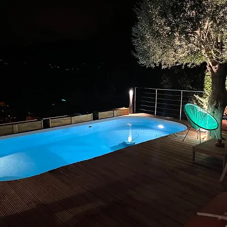 Detente Cote D'azur, Piscine Et Privatifs Вилла Ментона