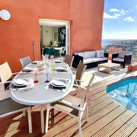 Detente Cote D'azur, Piscine Et Privatifs Ментона
