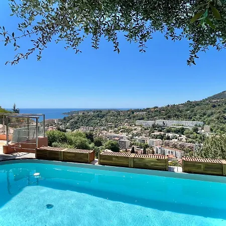 Detente Cote D'azur, Piscine Et Privatifs * 芒通