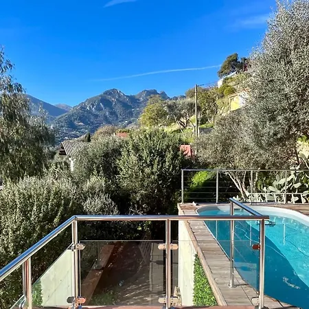Detente Cote D'azur, Piscine Et Privatifs * 芒通