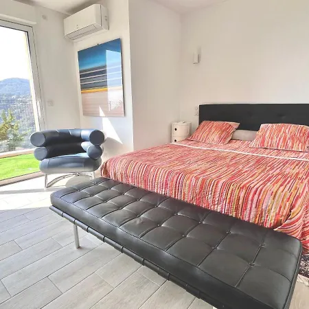 Detente Cote D'azur, Piscine Et Privatifs 别墅 芒通